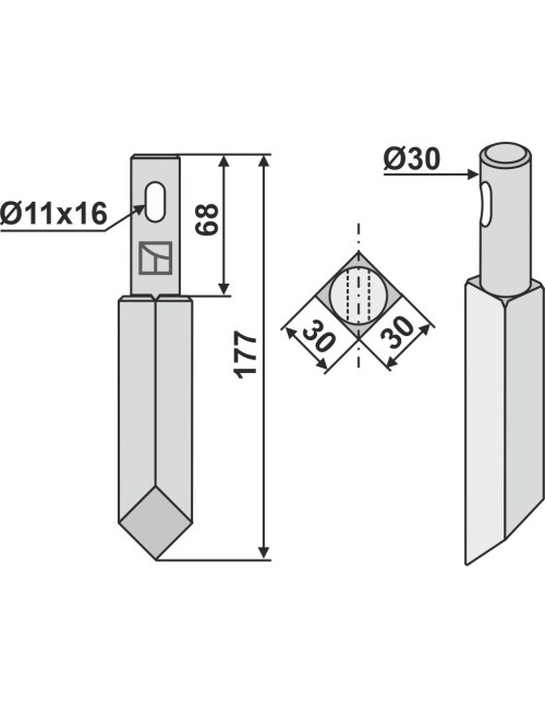 Dent rotative