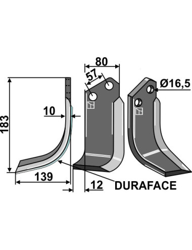 Couteau DURAFACE, modèle...