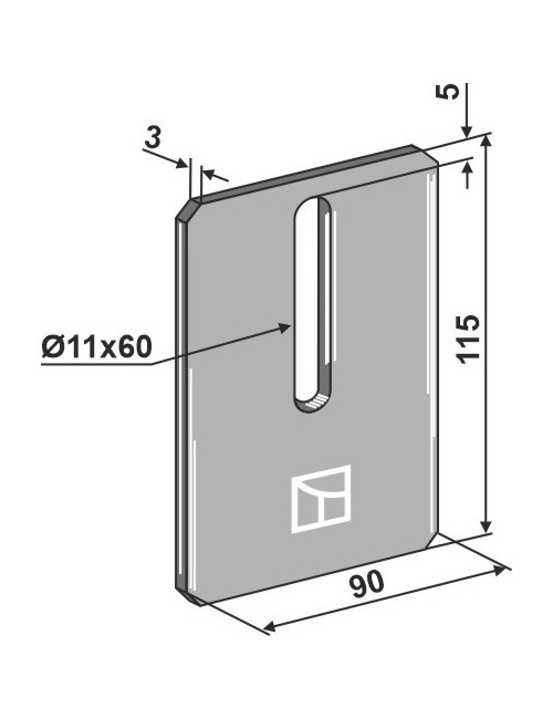 Racloir pour rouleaux packer