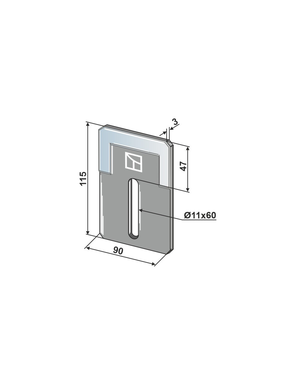 Racloir pour rouleaux packer - DURAFACE