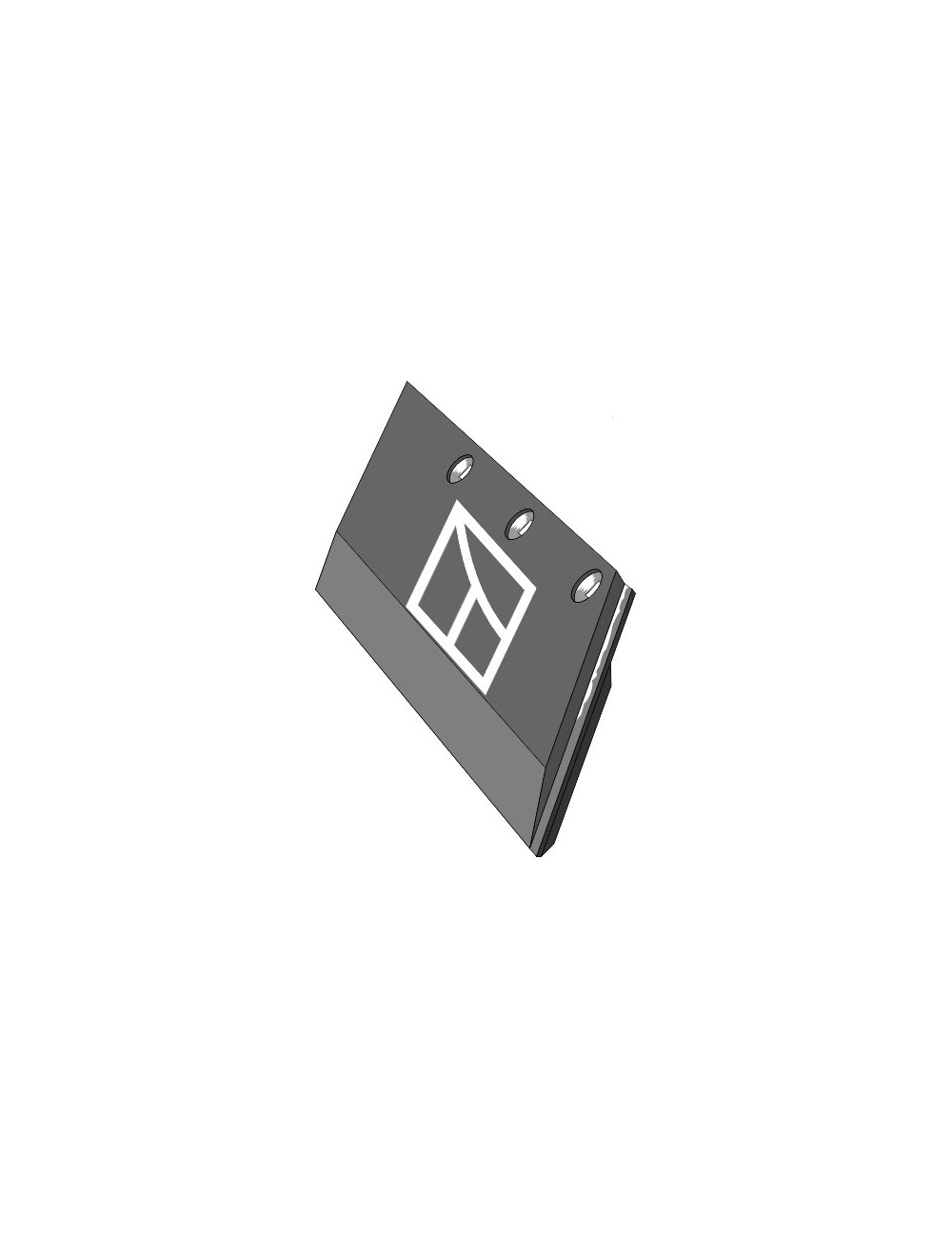 Soc partie arrière renforcé 11x150 SB56P R - droite