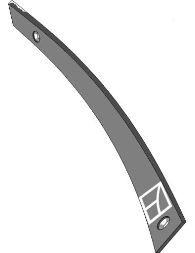 Lame claire-voie BS20 R - 587 - droite