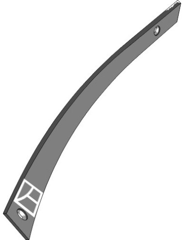 Lame claire-voie BS20 L - 740 - gauche