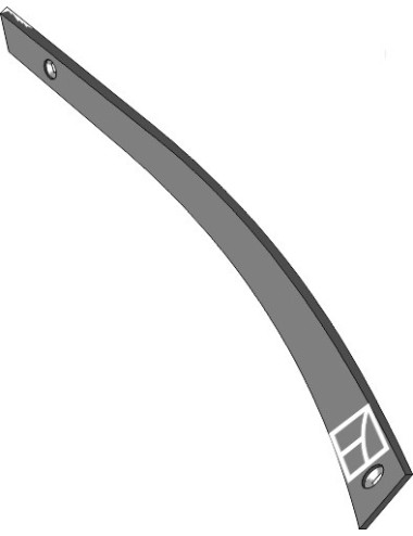 Lame claire-voie CS40 R - droite