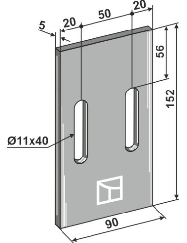 Racloir pour rouleaux packer