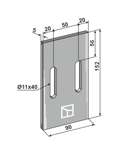 Racloir pour rouleaux packer