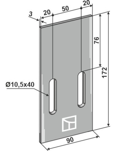 Racloir pour rouleaux packer