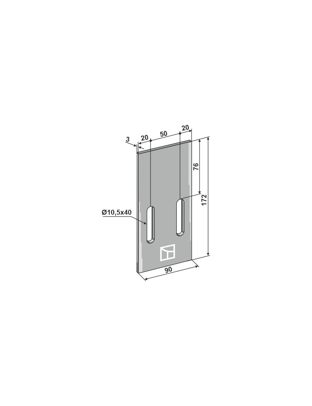 Racloir pour rouleaux packer