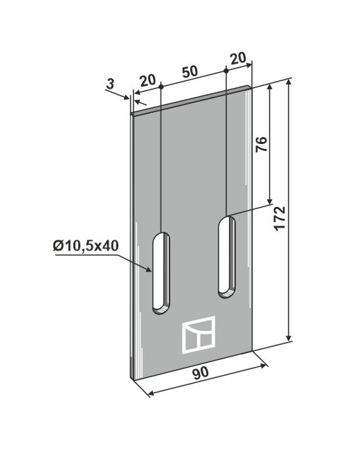 Racloir pour rouleaux packer