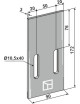 Racloir pour rouleaux packer