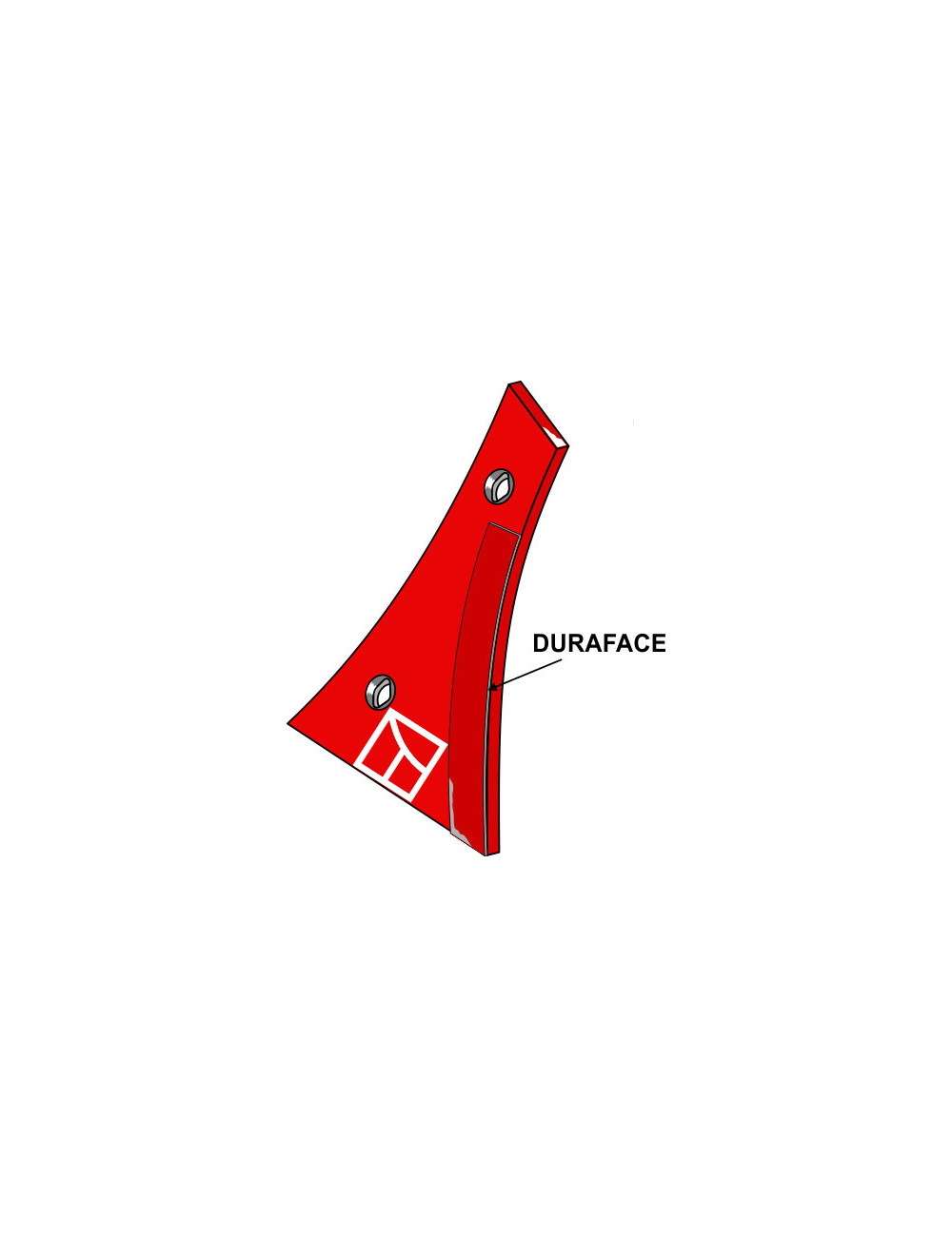 Ètrave DURAFACE - droite