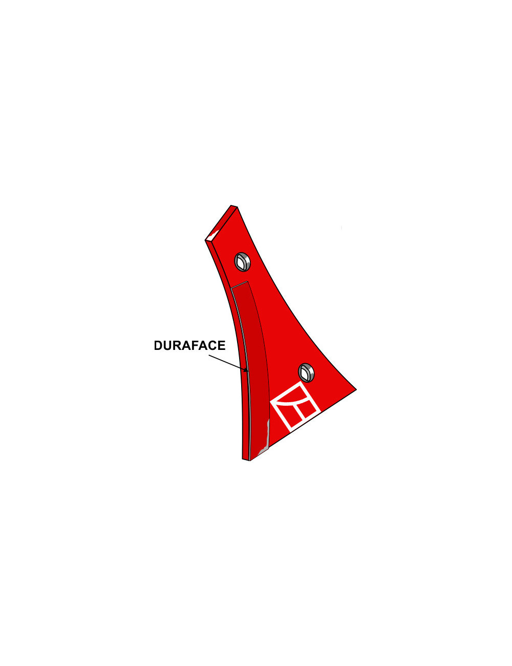 Ètrave DURAFACE - gauche