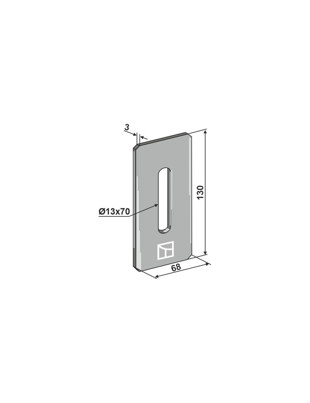 Racloir pour rouleaux packer