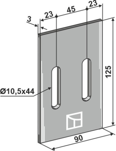 Racloir pour rouleaux packer