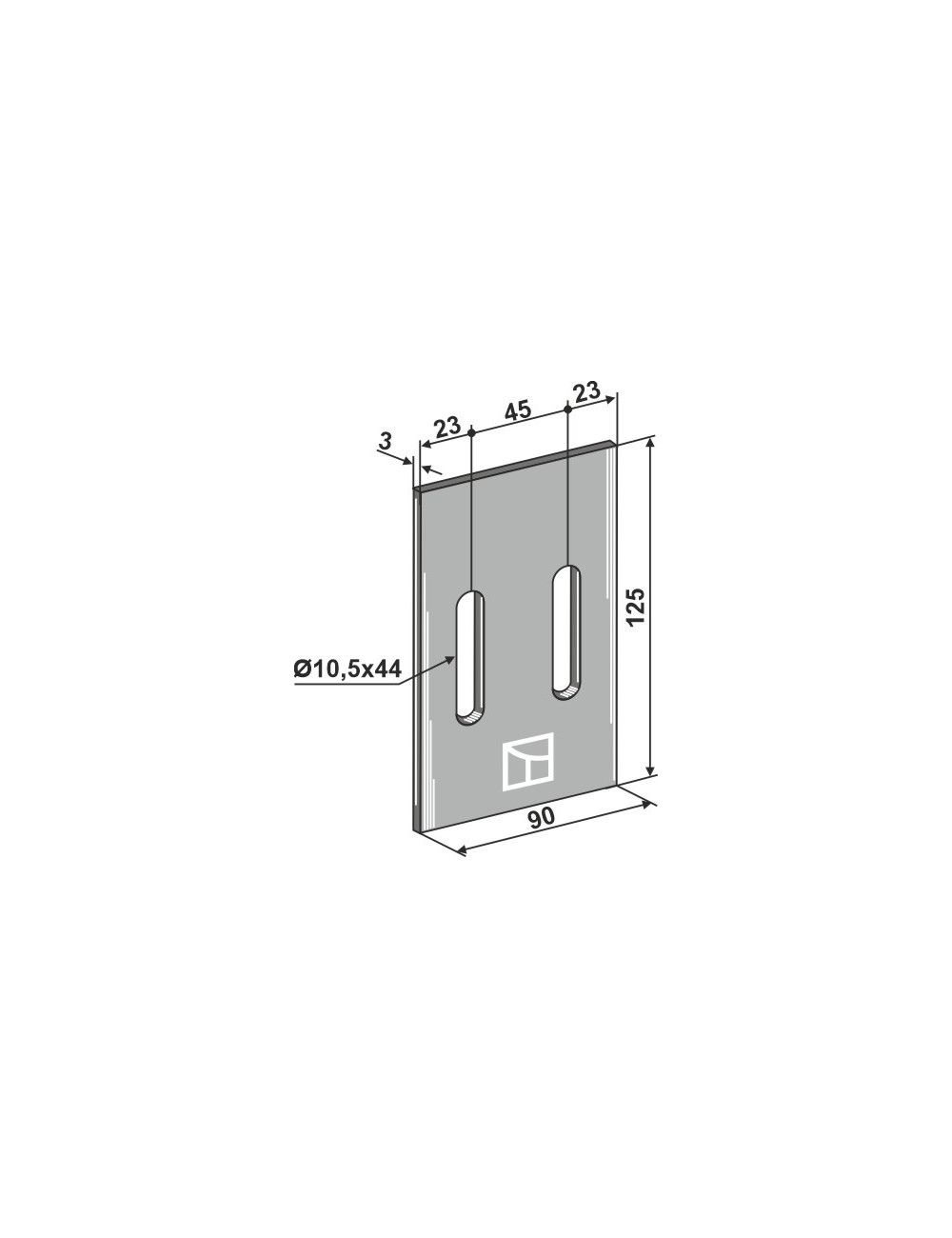 Racloir pour rouleaux packer