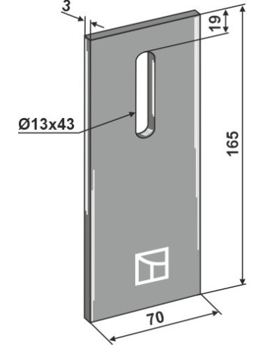 Racloir pour rouleaux packer