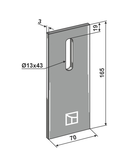 Racloir pour rouleaux packer