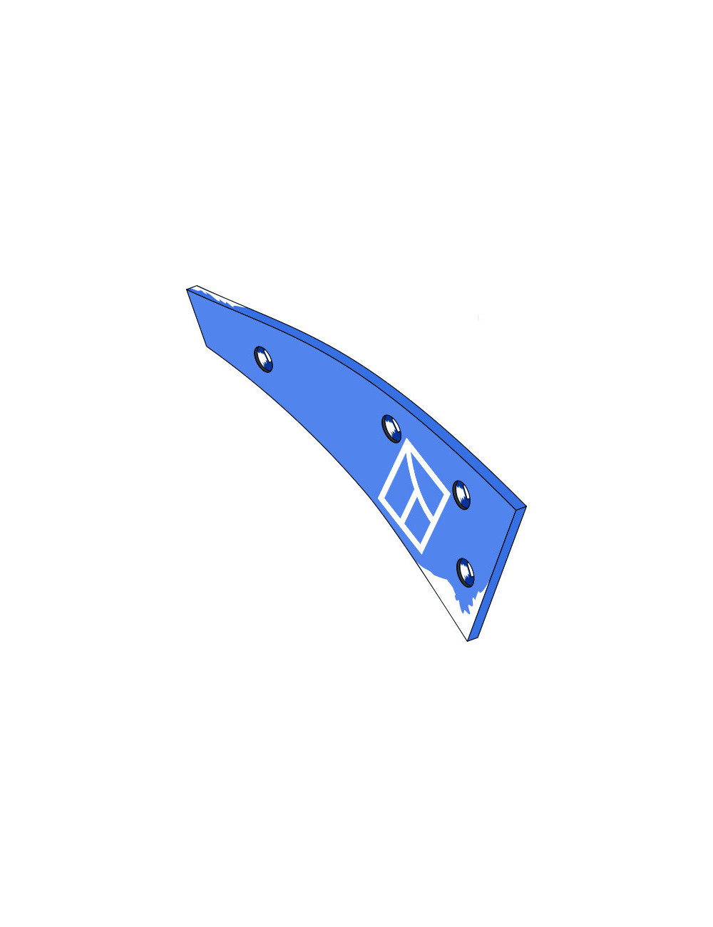 Lame claire-voie SRP328P1 - droite