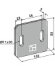 Racloir pour rouleaux packer