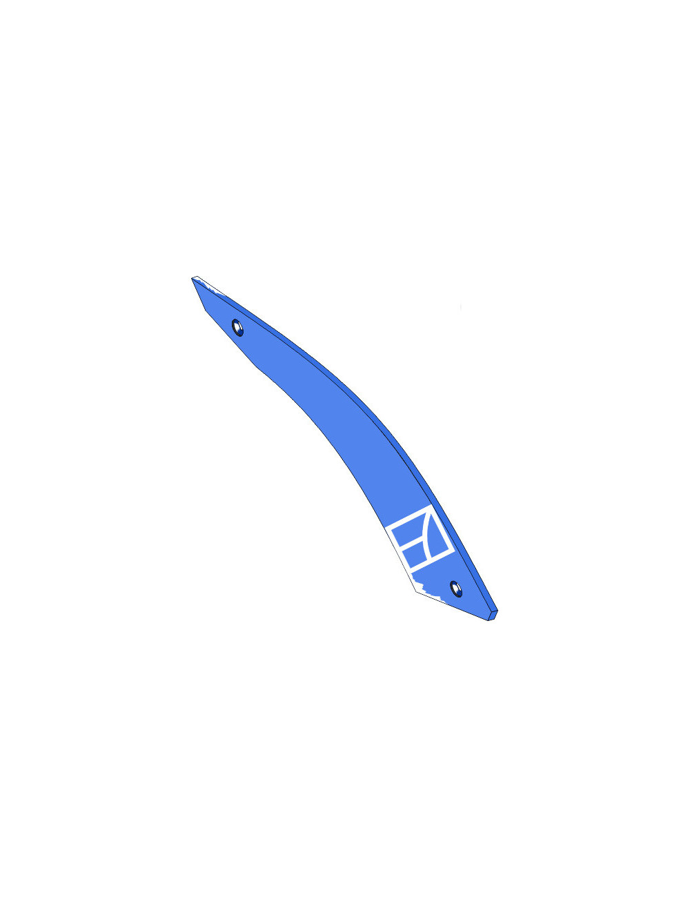 Lame claire-voie SRP350W41 - droite