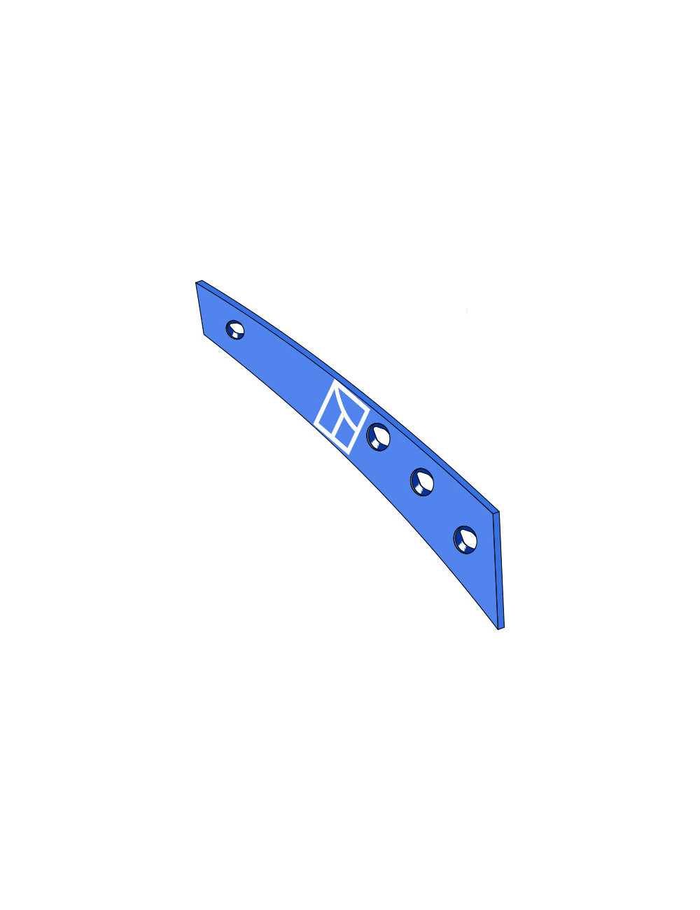 Lame claire-voie SRP330W1 - droite