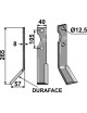 Couteau DURAFACE, modèle gauche