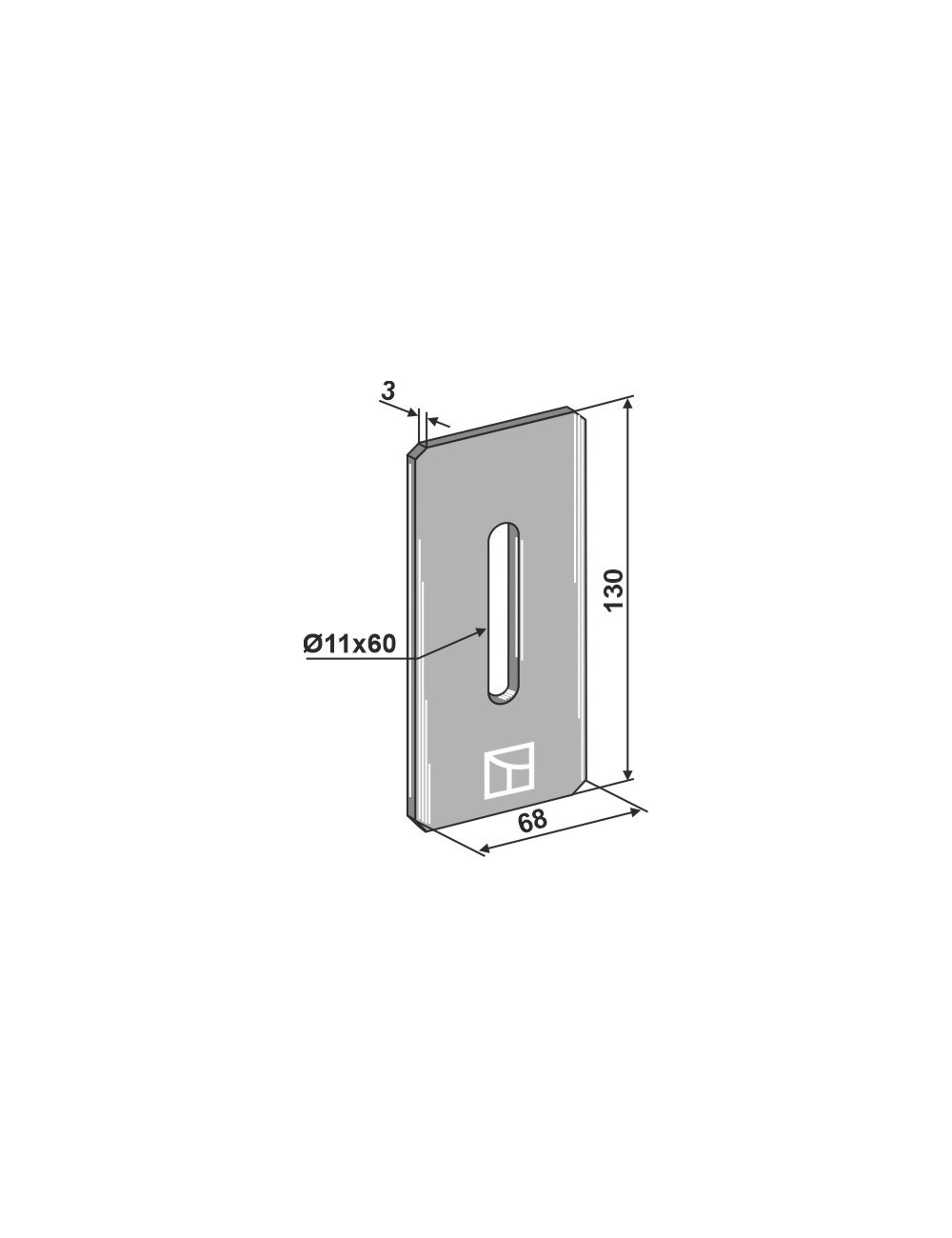 Racloir pour rouleaux packer