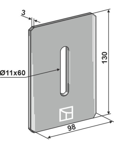 Racloir pour rouleaux packer