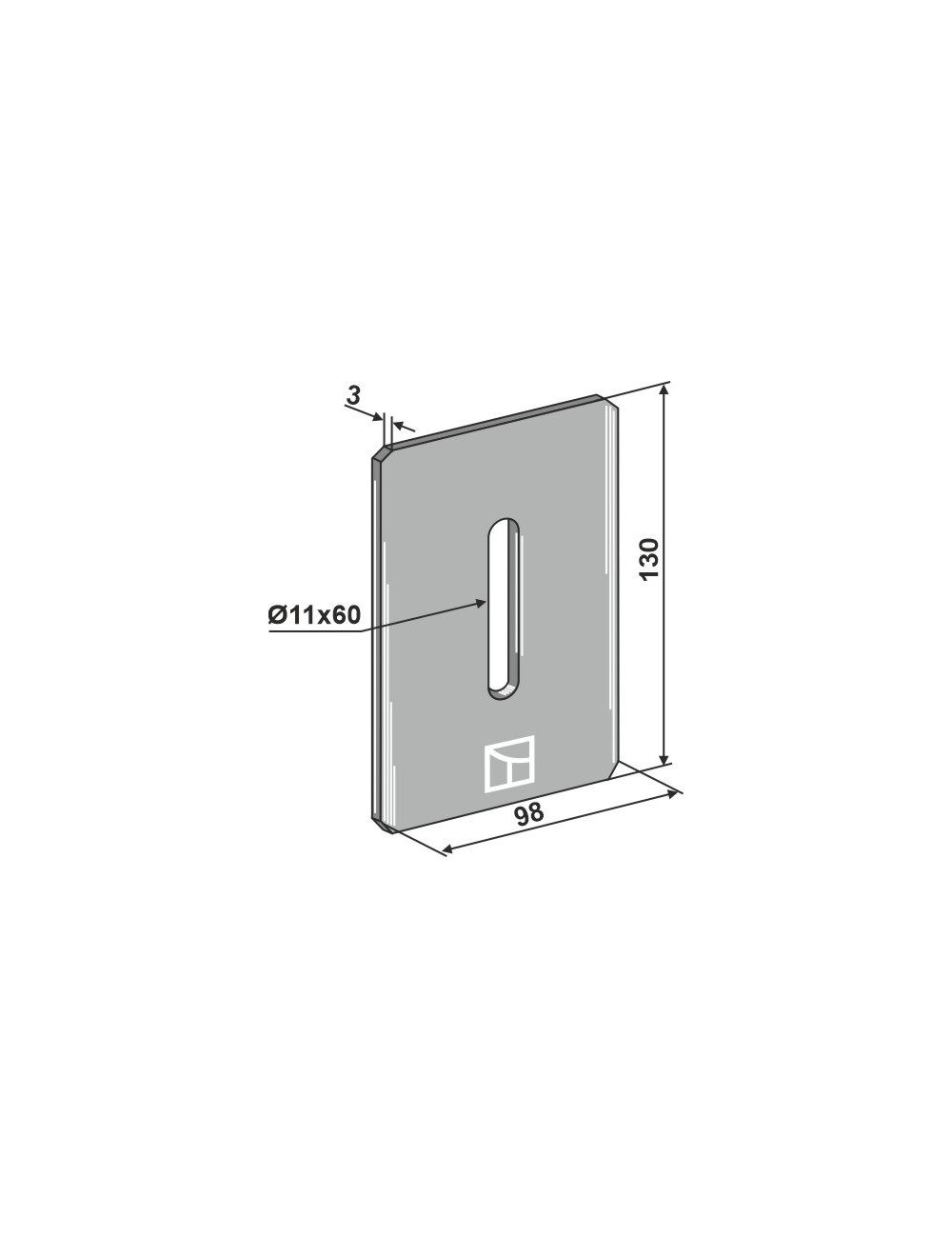 Racloir pour rouleaux packer