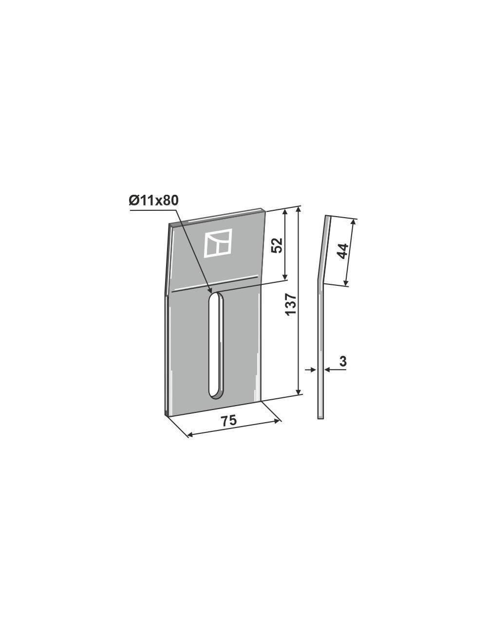 Racloir pour rouleaux packer