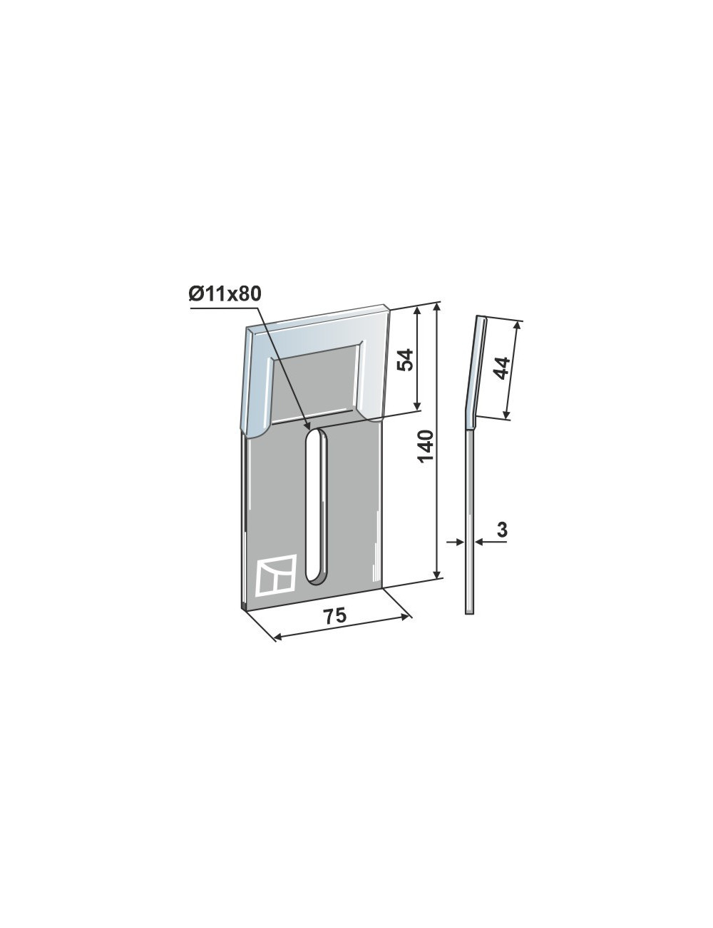 Racloir pour rouleaux packer - DURAFACE