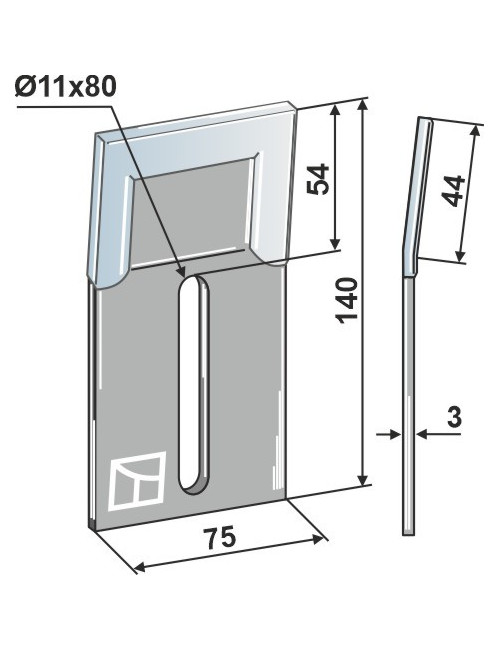 Racloir pour rouleaux packer - DURAFACE