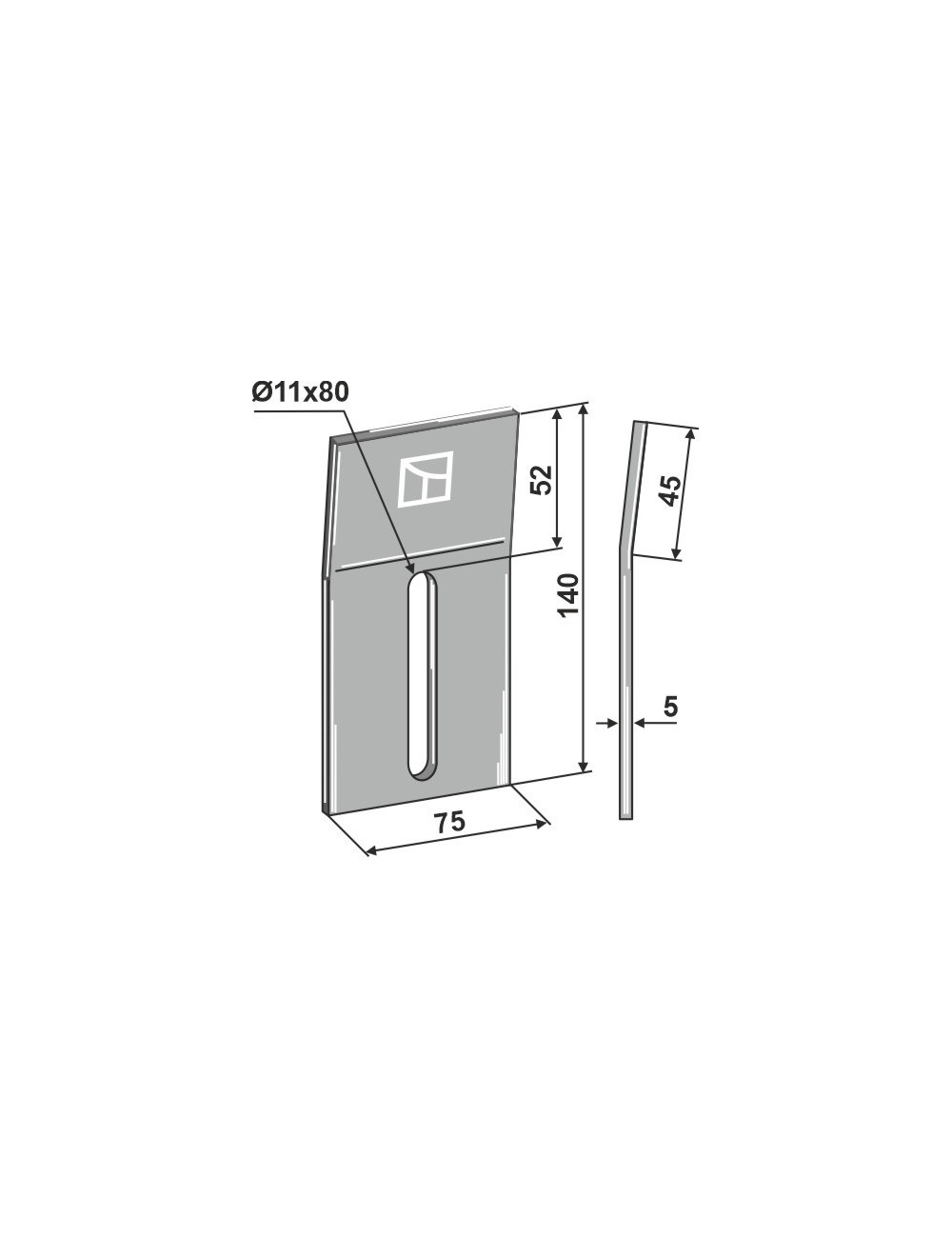 Racloir pour rouleaux packer