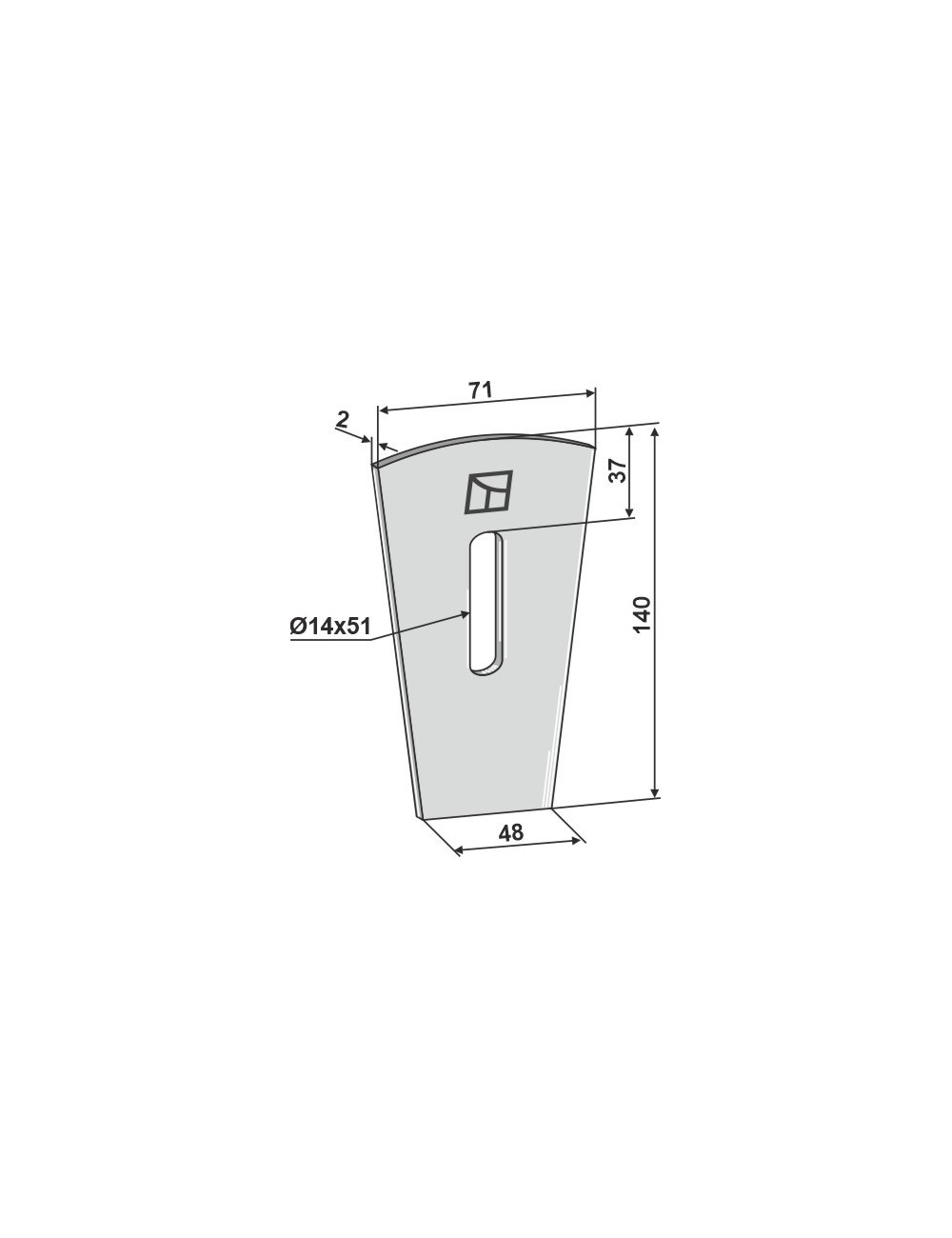 Racloir pour rouleaux packer