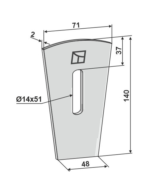 Racloir pour rouleaux packer