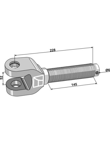 Fourche 1.3/4"