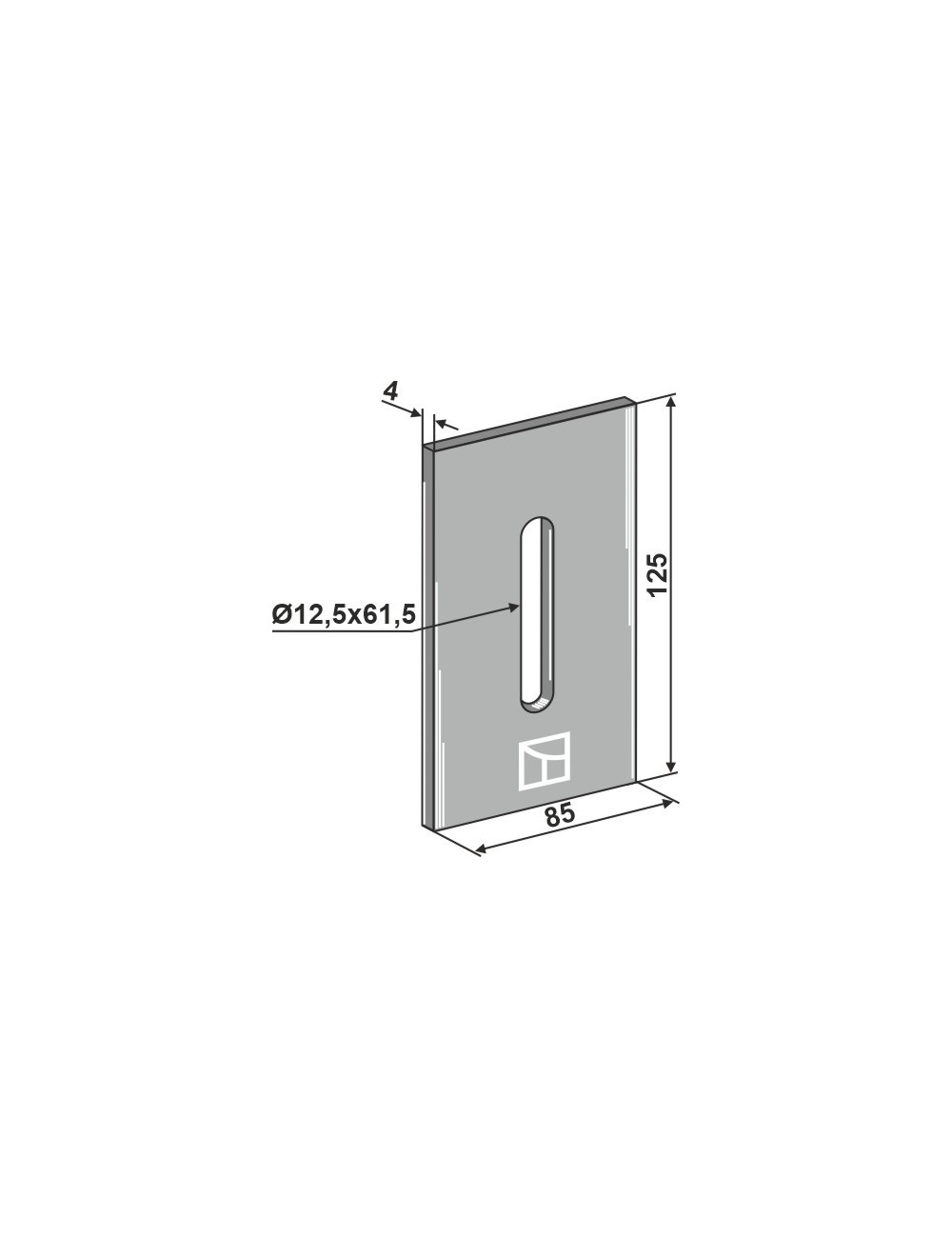 Racloir pour rouleaux packer