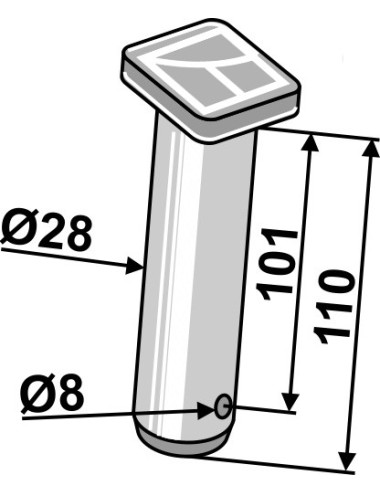 Piton Ø28