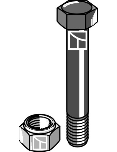 Boulon avec écrou