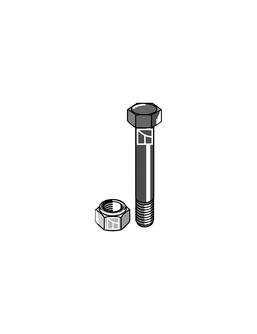 Boulon avec écrou