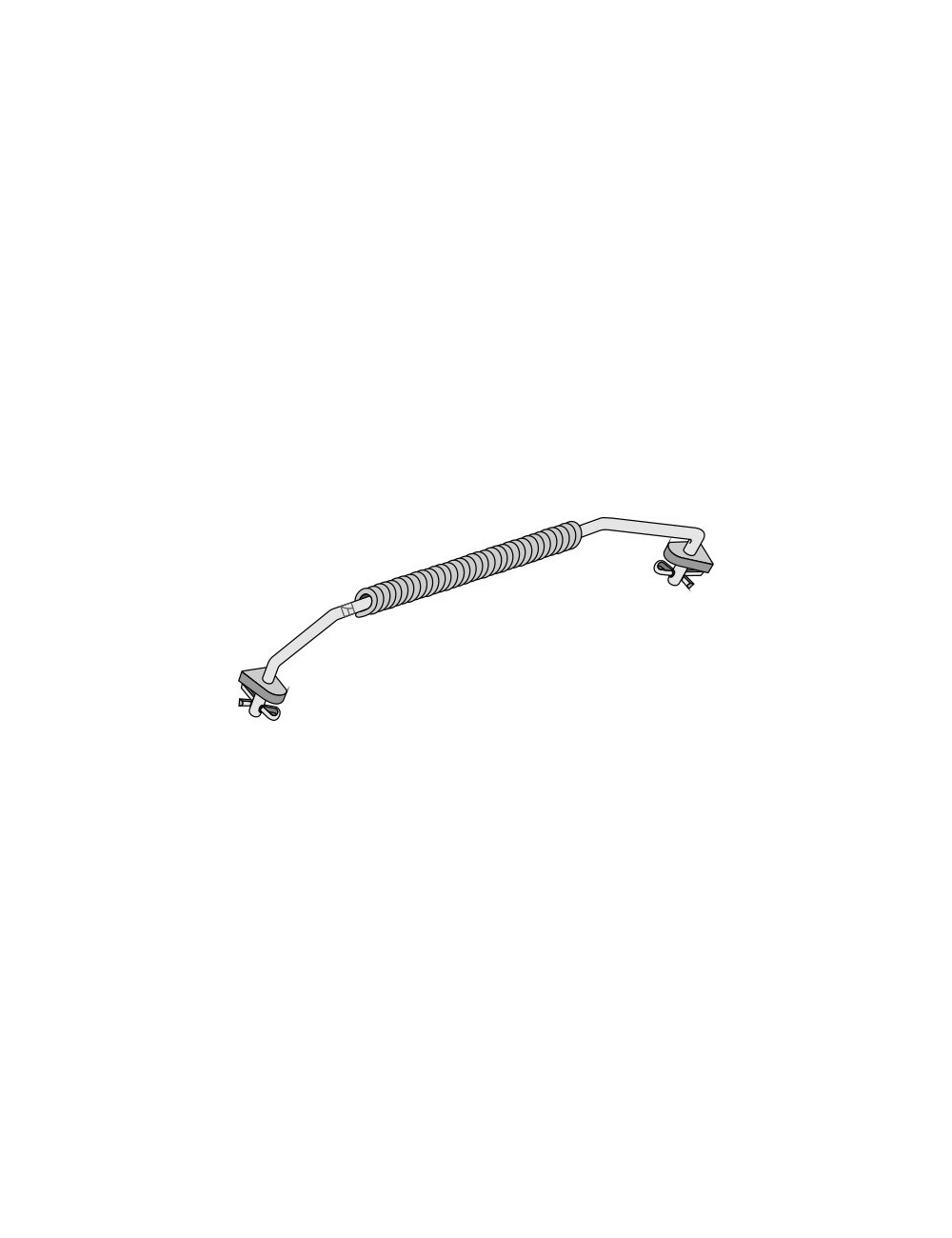 Ressort de stabilisation pour barres inférieures Cat. II-III