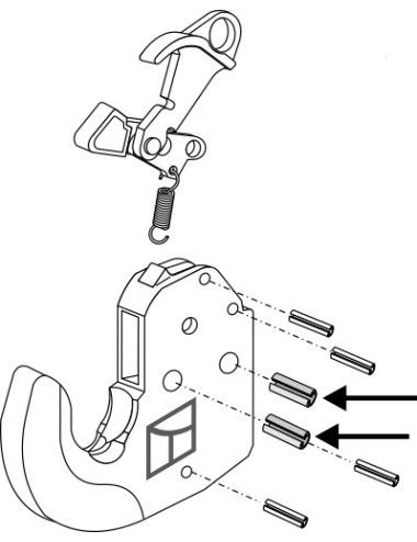 Goupille de serrage 2 pcs