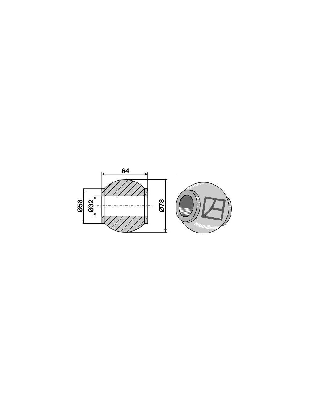 Rotule pour crochets automatiques