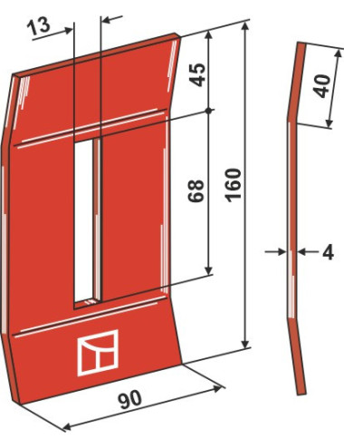 Racloir pour rouleaux packer