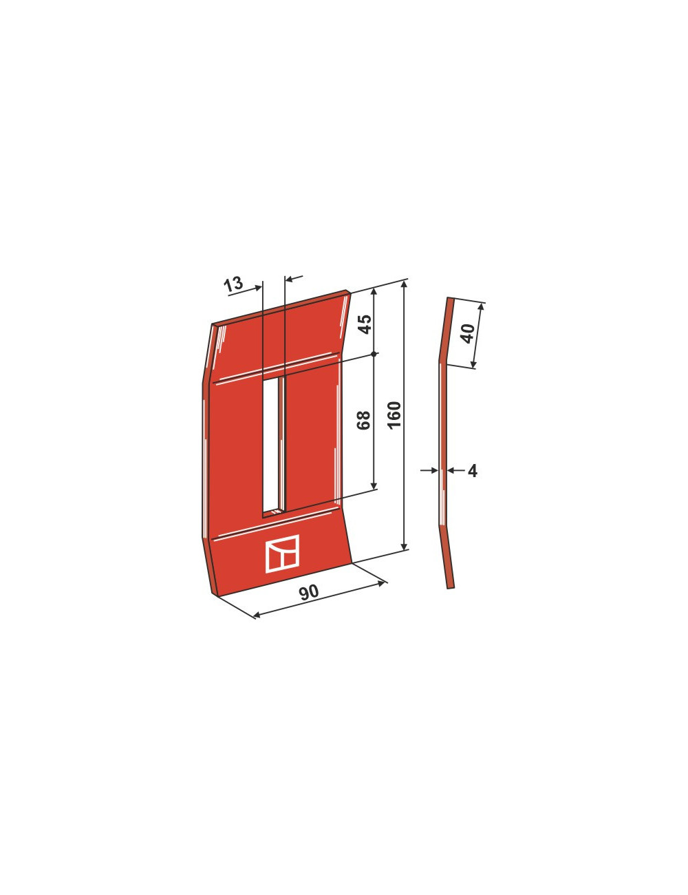 Racloir pour rouleaux packer