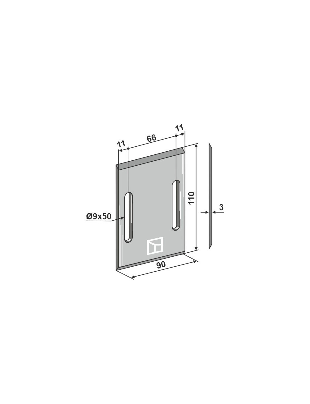 Racloir pour rouleaux packer