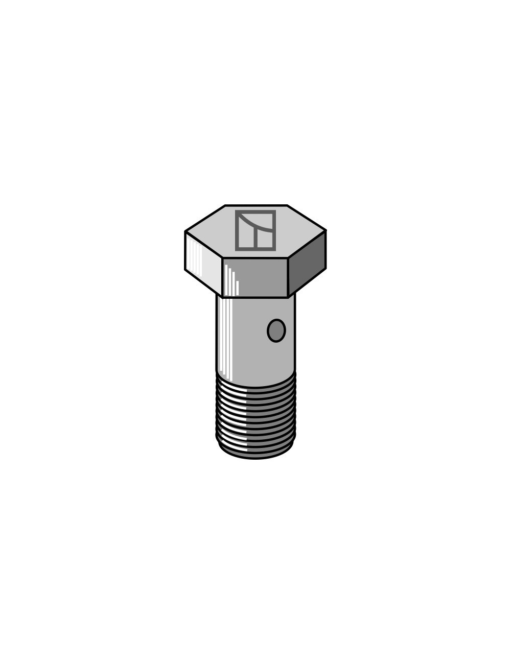 Boulon pour conduite de raccordement