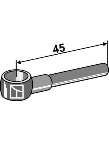 Conduite de raccordement 45mm