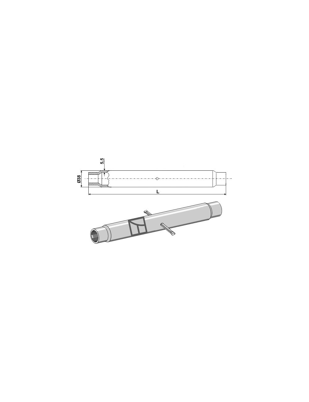 Tube M 24 x 3