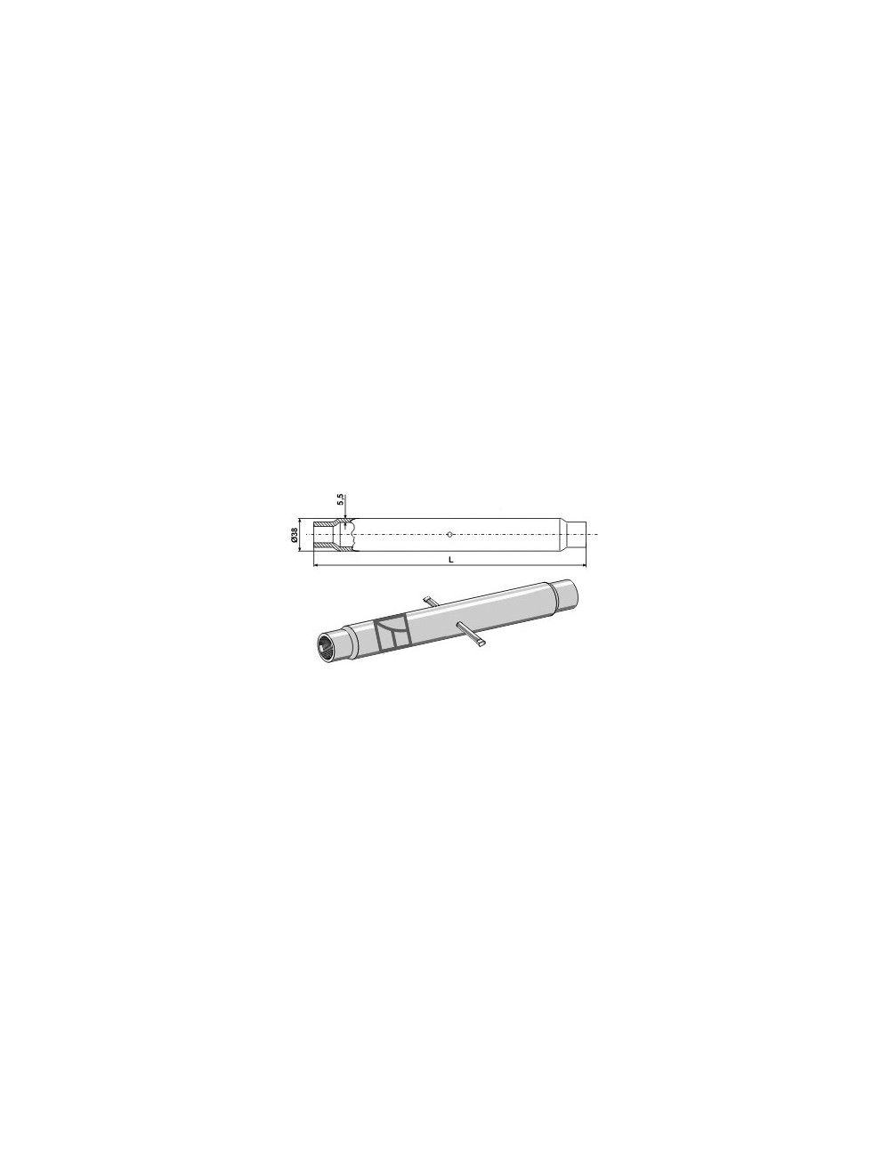 Tube M 24 x 3